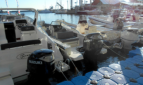 Picture of Test boat at the Genoa Boat Show